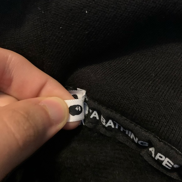 Bape X Undefeated Bape Double Hood Shark Hoodie - Picture 4 of 8